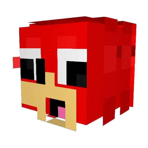 kawayo_p Minecraft avatar head, 3D render