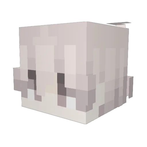 kawmangai Minecraft avatar head, 3D render
