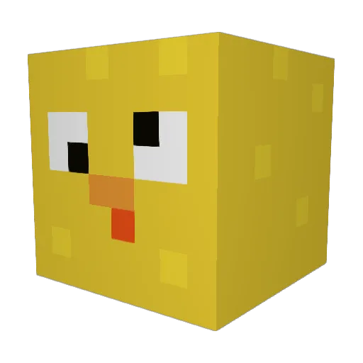 kay111 Minecraft avatar head, 3D render