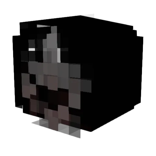 kayT_T Minecraft avatar head, 3D render
