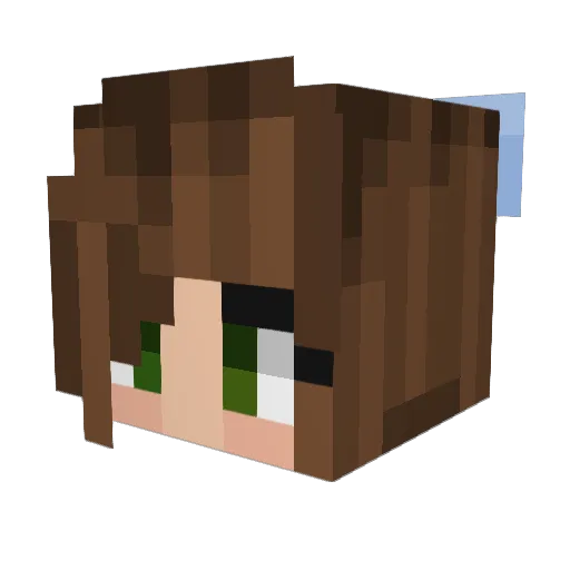 kay_emmo Minecraft avatar head, 3D render