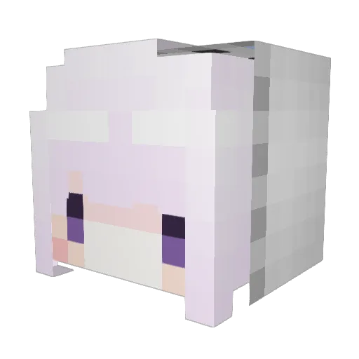 kay_owo Minecraft avatar head, 3D render