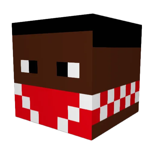 kay_slays Minecraft avatar head, 3D render