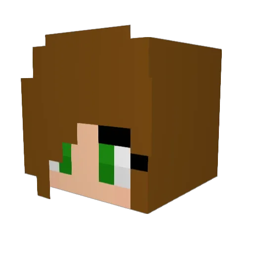 kaya1306 Minecraft avatar head, 3D render
