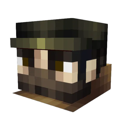 kayal1995 Minecraft avatar head, 3D render