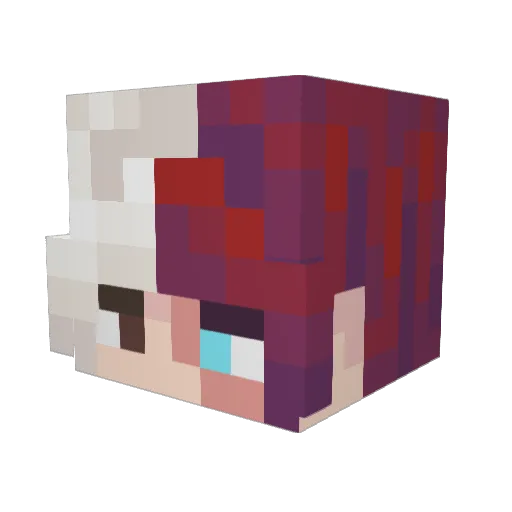 kayatiger Minecraft avatar head, 3D render