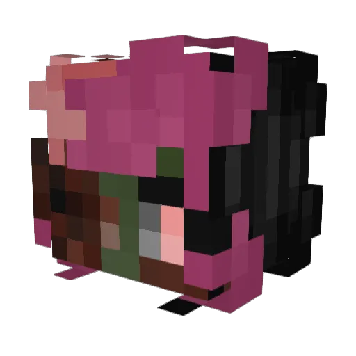 kayaws26 Minecraft avatar head, 3D render