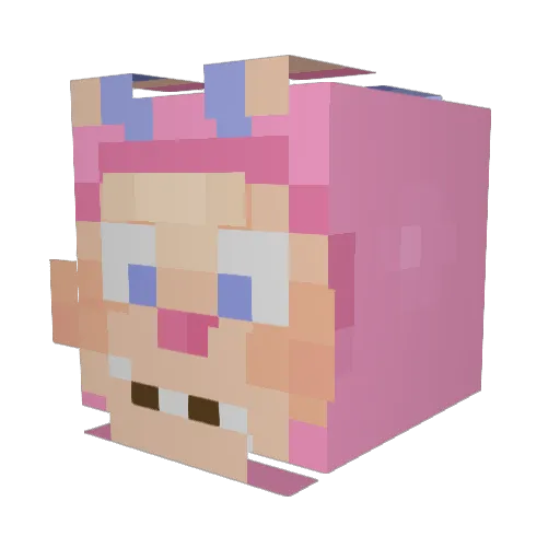 kaycee0317 Minecraft avatar head, 3D render
