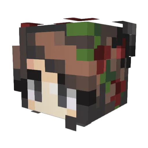 kayceeslayz Minecraft avatar head, 3D render