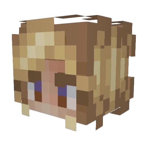 kaydenceblack1 Minecraft avatar head, 3D render