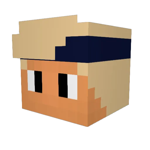 kayen63 Minecraft avatar head, 3D render