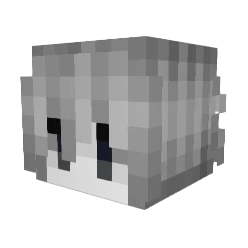 kaykeoc Minecraft avatar head, 3D render