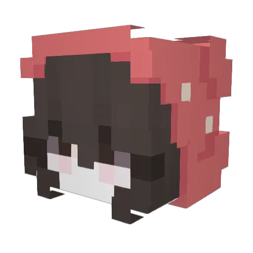 kayla1184 Minecraft avatar head, 3D render