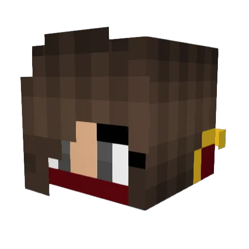 kayla1947 Minecraft avatar head, 3D render