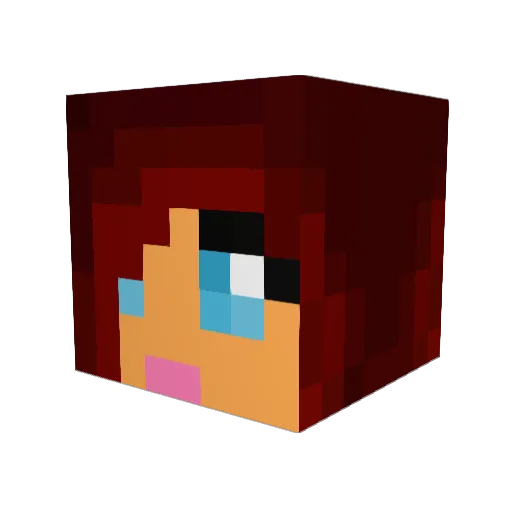 kayla2721 Minecraft avatar head, 3D render