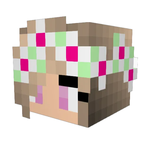 kaylakinz101 Minecraft avatar head, 3D render