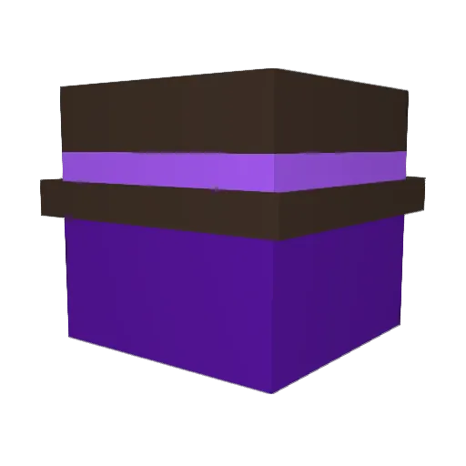 kaylama Minecraft avatar head, 3D render