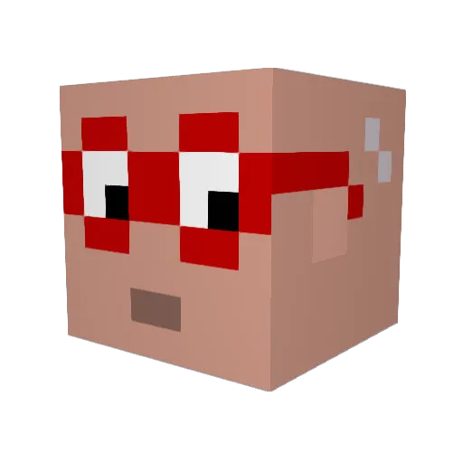 kaylan96 Minecraft avatar head, 3D render