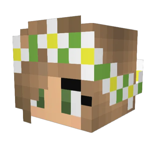 kaylee_standish Minecraft avatar head, 3D render