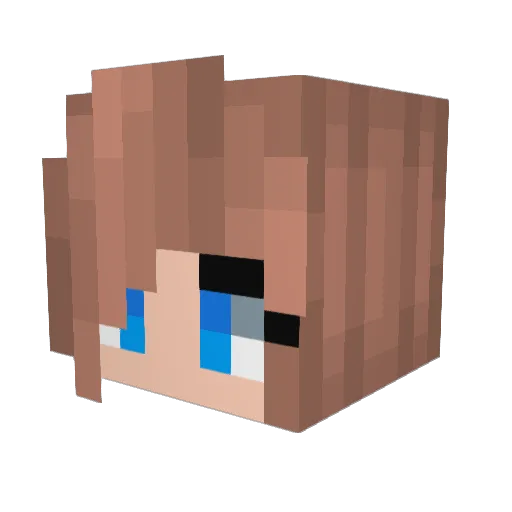 kayleighhh Minecraft avatar head, 3D render