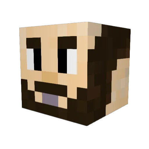 kayliarabe Minecraft avatar head, 3D render