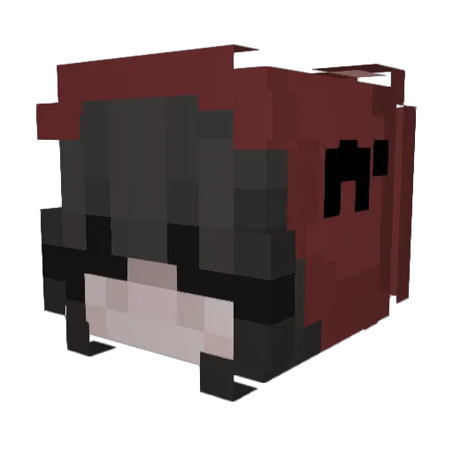 kaylie222 Minecraft avatar head, 3D render