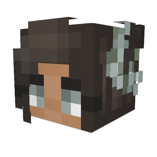kayliedeann Minecraft avatar head, 3D render