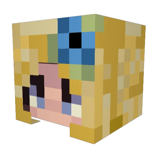kaylyn1434 Minecraft avatar head, 3D render