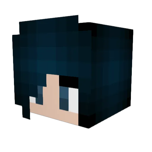 kaynear Minecraft avatar head, 3D render
