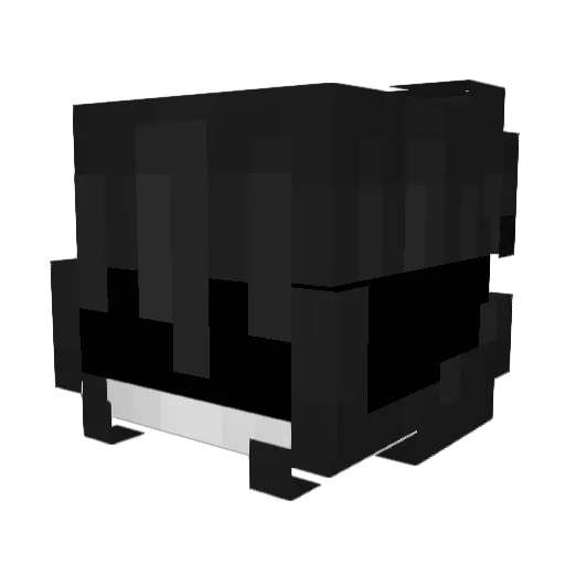 kaynio Minecraft avatar head, 3D render