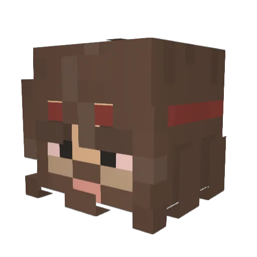 kayo_123 Minecraft avatar head, 3D render