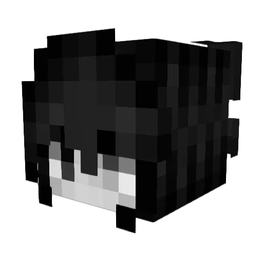 kayogami Minecraft avatar head, 3D render