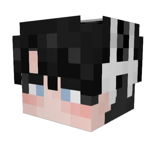 kayu456 Minecraft avatar head, 3D render