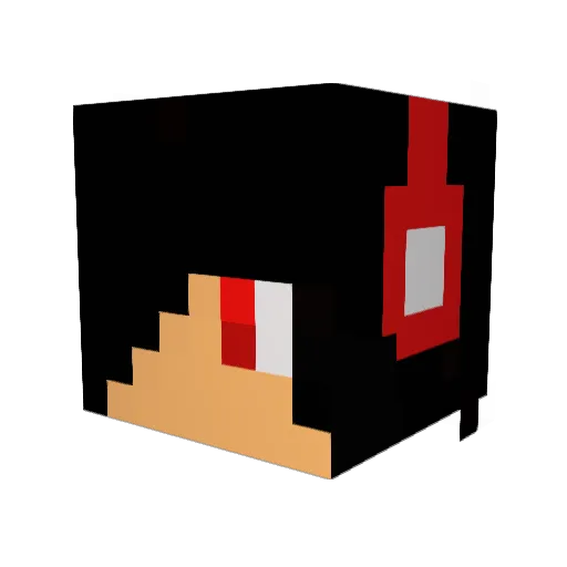 kazamaki887 Minecraft avatar head, 3D render