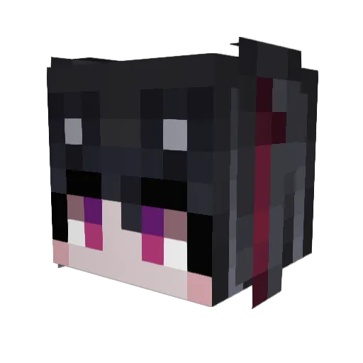 kazami25252 Minecraft avatar head, 3D render