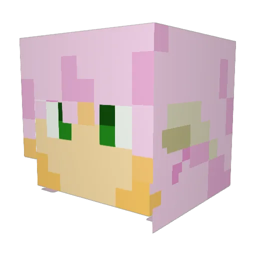 kazami92 Minecraft avatar head, 3D render