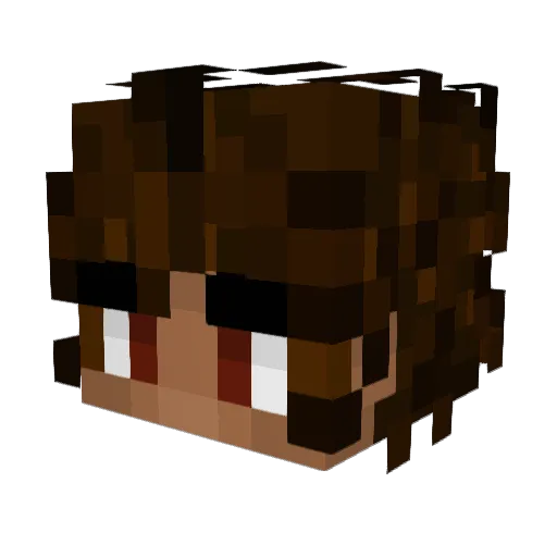 kazik_sigmaboy Minecraft avatar head, 3D render