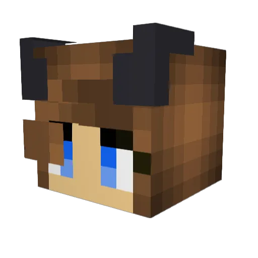 kazooka04 Minecraft avatar head, 3D render