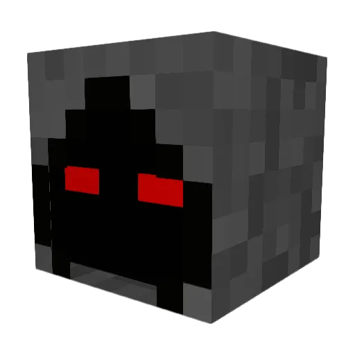 kazoq Minecraft avatar head, 3D render