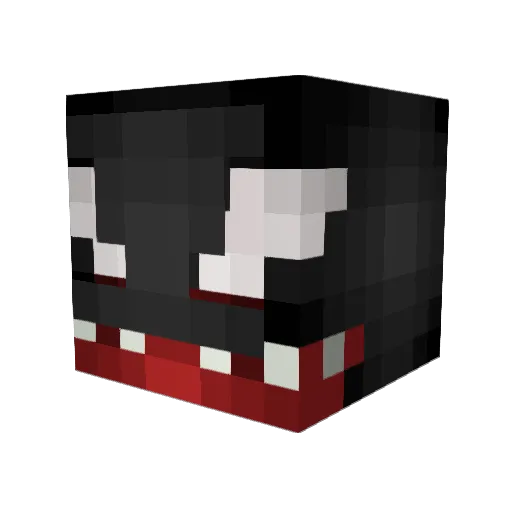 kazu421 Minecraft avatar head, 3D render