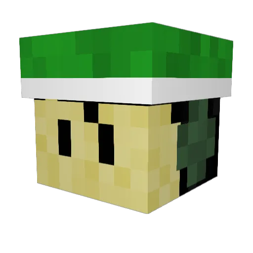 kazumazuka Minecraft avatar head, 3D render