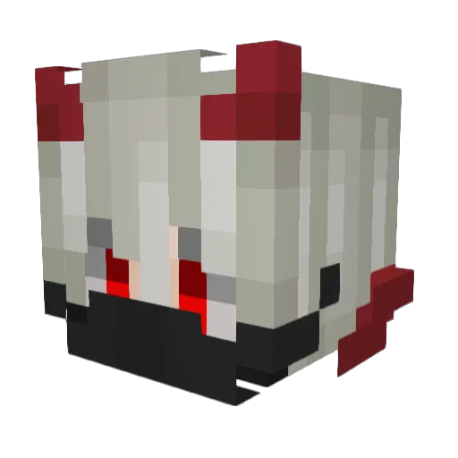 kazuyuki123 Minecraft avatar head, 3D render