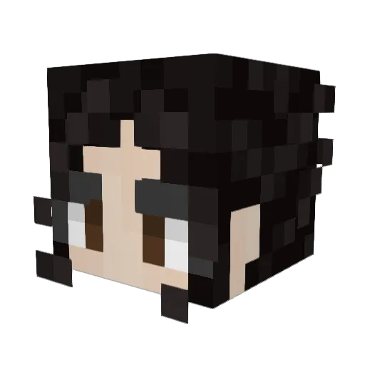 kazza2trappy Minecraft avatar head, 3D render