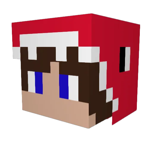 kb_powell Minecraft avatar head, 3D render