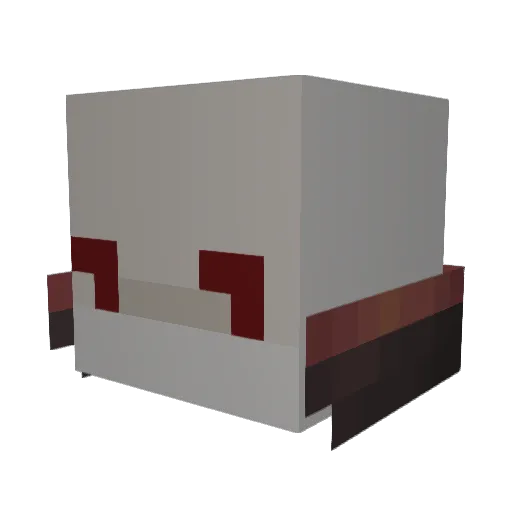 kbadrat5 Minecraft avatar head, 3D render