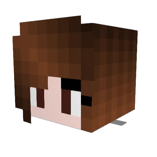 kbellin Minecraft avatar head, 3D render