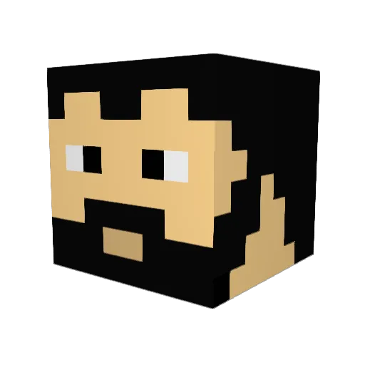 kbird01234 Minecraft avatar head, 3D render