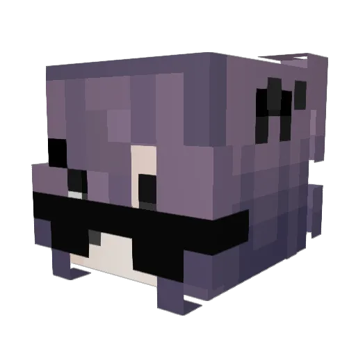 kbmisu Minecraft avatar head, 3D render