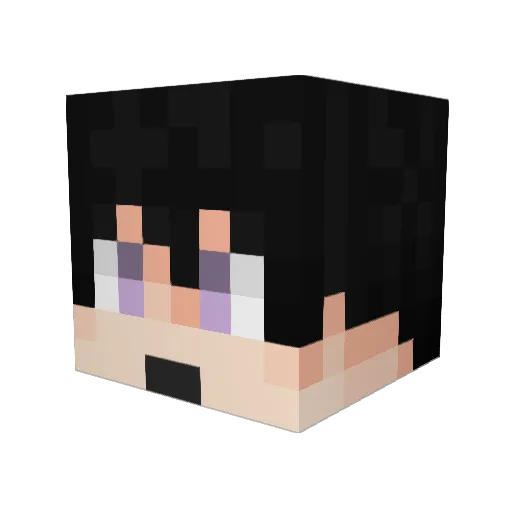 kboniu Minecraft avatar head, 3D render