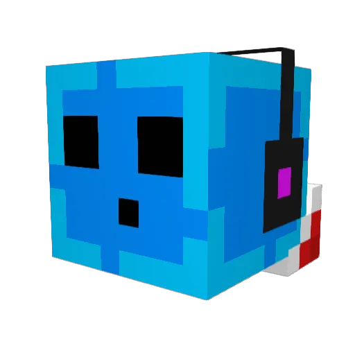 kbot687 Minecraft avatar head, 3D render
